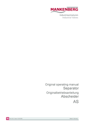Mankenberg AS Original Operating Manual