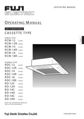 Fuji Electric RCW-12 Series Operating Manual