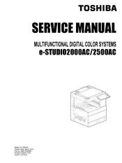 Toshiba FC-2000AC Service Manual