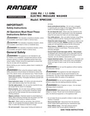 Ranger RPW2200 Operator's Manual