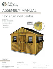 Outdoor living today SSGS1212-AK-METAL Assembly Manual