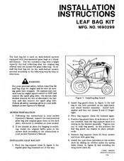 Snapper 1690299 Installation Instructions