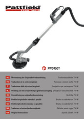 Pattfield PWD750T Original Instructions Manual