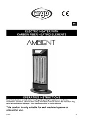 Argo AMBIENT Operating Instructions Manual