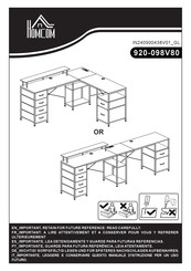 Homcom 920-098V80 Manual