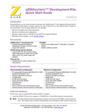 ZiLOG eZ80Acclaim! Quick Start Manual