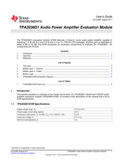 Texas Instruments TPA2038D1 User Manual