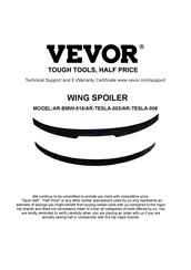 VEVOR AR-TESLA-006 Manual