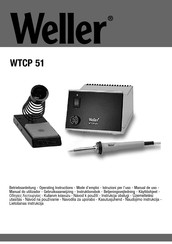 Weller T0053220699N Operating Instructions Manual