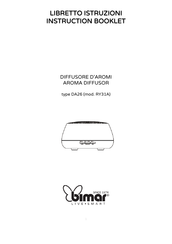 Bimar DA26 Instruction Booklet