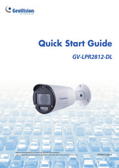 GeoVision GV-LPR2812-DL Quick Start Manual