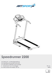 ArtSport Speedrunner 2200 Operating And Assembly Instruction Manual