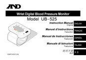 A&D ESSENTIAL UB-525 Instruction Manual