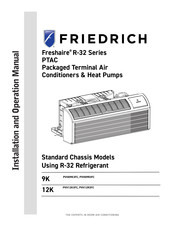 Friedrich PVH09R3FC Installation And Operation Manual