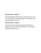 GreenWorks G60B5 Operator's Manual