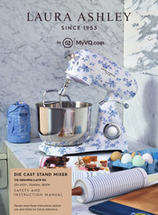 MyVQ LAURA ASHLEY VQ-SBSMR56-LACR-EU Safety And Instruction Manual