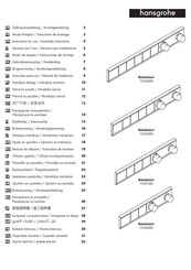Hans Grohe RainSelect 15384 Series Instructions For Use/Assembly Instructions