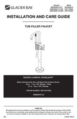 Glacier bay 1001053514 Installation And Care Manual