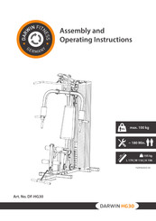 Darwin Fitness DF-HG30 Assembly And Operating Instructions Manual