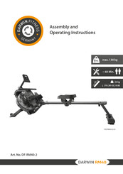 Darwin Fitness DF-RM40-2 Assembly And Operating Instructions Manual