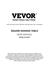 VEVOR DL-BC06 User Manual