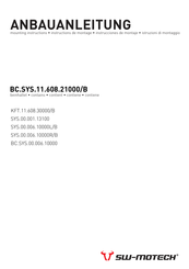 SW-Motech BC.SYS.11.608.21000/B Mounting Instructions