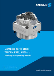 SCHUNK TANDEM KRE3-LH 100 Assembly And Operating Manual
