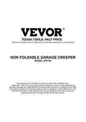 VEVOR XF8109 Manual