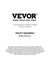 VEVOR FBL210212 Manual