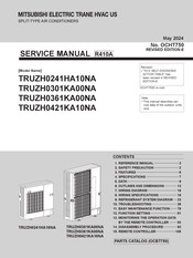 Mitsubishi Electric TRUZH0301KA00NA Service Manual