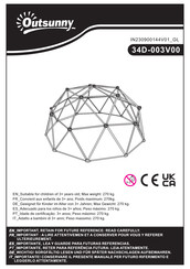 Outsunny 34D-003V00 Manual