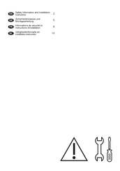 AEG 944188642 Safety Information And Installation Manual