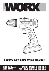 Worx WX101.7 Safety And Operating Manual