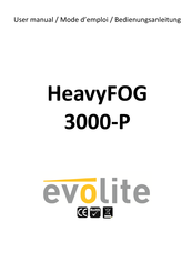 Evolite HeavyFOG 3000-P User Manual