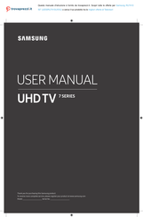 Samsung UE43RU7410 User Manual