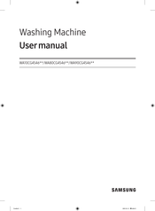 Samsung WA90CG4546 Series User Manual