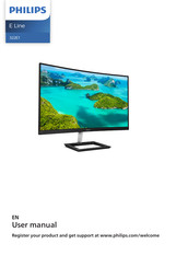 Philips E Line 322E1CB/75 User Manual