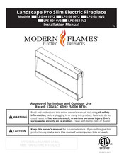 Modern Flames Landscape Pro Slim LPS-4416 Installation Manual