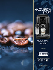 DeLonghi Magnifica Start ECAM22080B Quick Start Manual