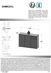 Forte GANYMEDE GNMK231L Assembling Instruction
