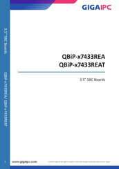 GIGAIPC QBiP-x7433REAT Manual