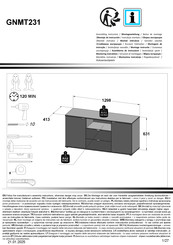 Forte GANYMEDE GNMT231 Assembling Instruction
