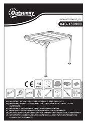 Outsunny 84C-180V00 Assembly Instructions Manual