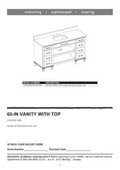 Allen + Roth 5071986 Assembly Instructions Manual
