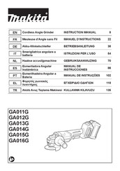 Makita GA013G Instruction Manual