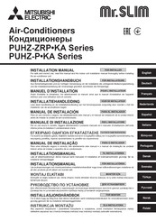 Mitsubishi Electric Mr.SLIM PUHZ-P250Y Installation Manual