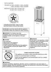 patio HSHL-OH2003 Manual