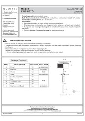 Quoizel 0760138 Instructions Manual