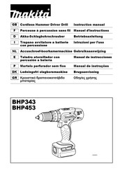 Makita BHP453RHEX Instruction Manual