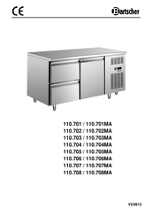 Bartscher 110.702MA Manual